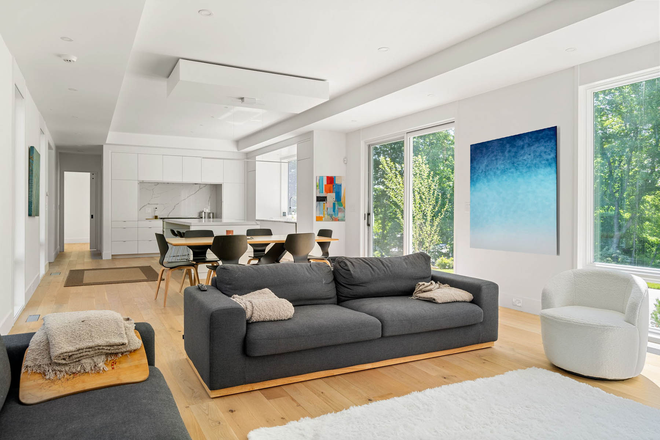 Family Room/Kitchen - 600sf 2 room Suite w/private bath and 1 car garage in New Contemporary Farmhouse