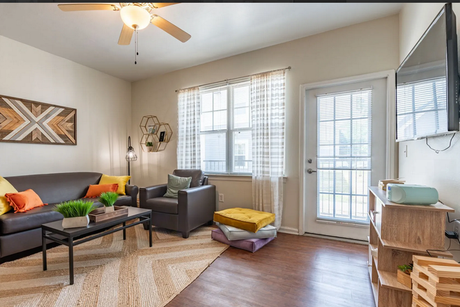 Living Room - Alight West Lafayette, comfortable housing 8 minute drive off campus Apartments