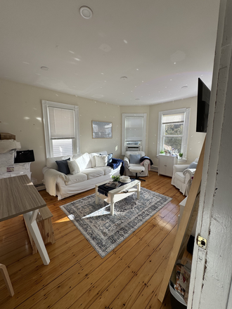 Living room - 1/Bed in a 4/bed 1/bath apartment with three female roomates