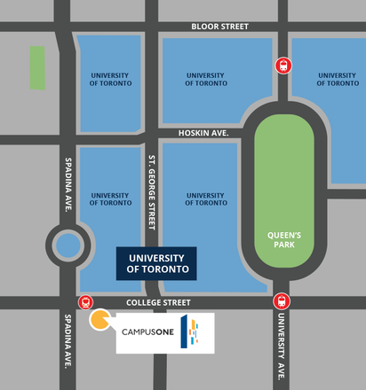 Location map - Sublet or Re-let available May 1 - August 20th at CampusOne