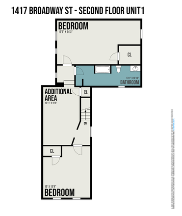 2nd Floor - Quiet, Spacious 4BR/2BA Near Hospital & North Campus Duplex
