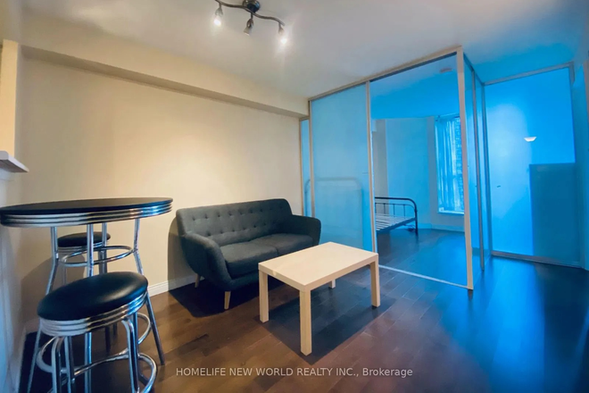 Living Room - 1 Furnished Room in 1 + 1 Bedroom 1 Bathroom Atpartment in Bay-Bloor Corridor