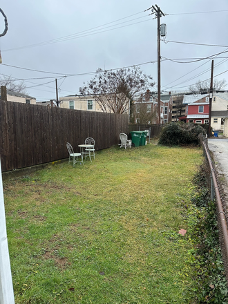 rear yard - 3-4BR, 3 Bath Student Rental, Close to Campus, Entire House, Yard, Parking