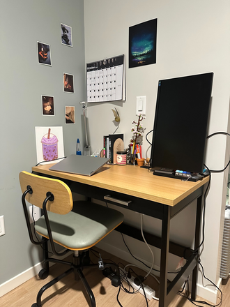 bedroom desk - Hub College Park (Next to Campus) Apartments