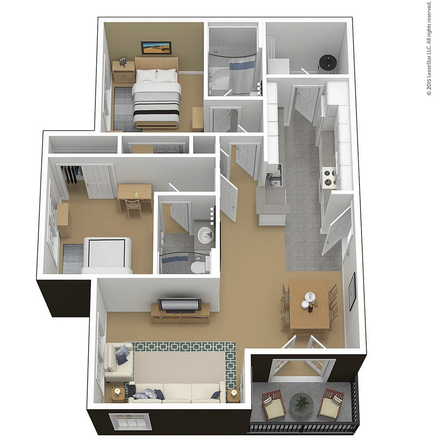 Floorplan - Courtyards (Summer)