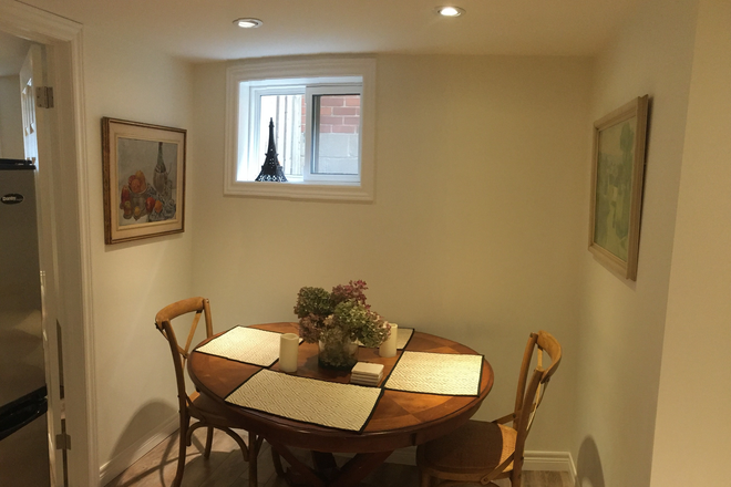 Dining Room - Luxury Furnished Apartment in Private Home: 2 Blocks from Bloor Subway