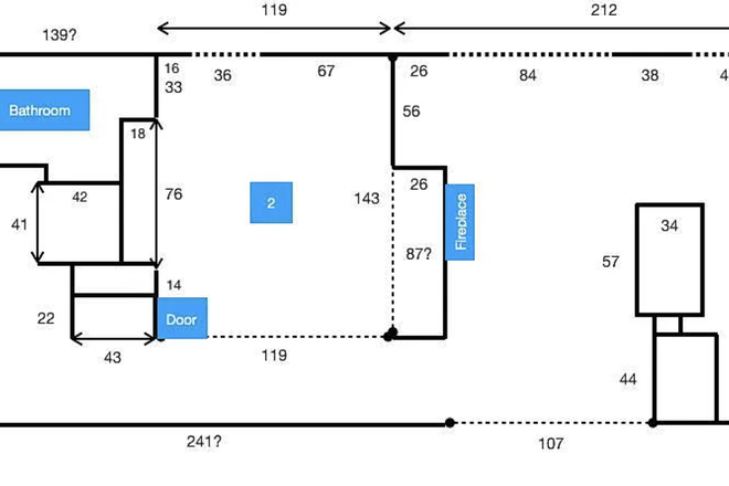 Floor plan - Single Room Sublet (June - August) Apartments