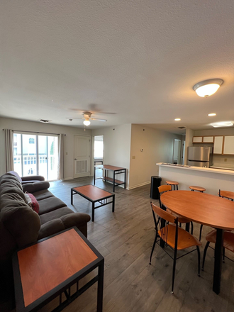 Living area - Campus View - 4 bed - 4 bath furnished condo for rent for the 2025-2026 school year!!