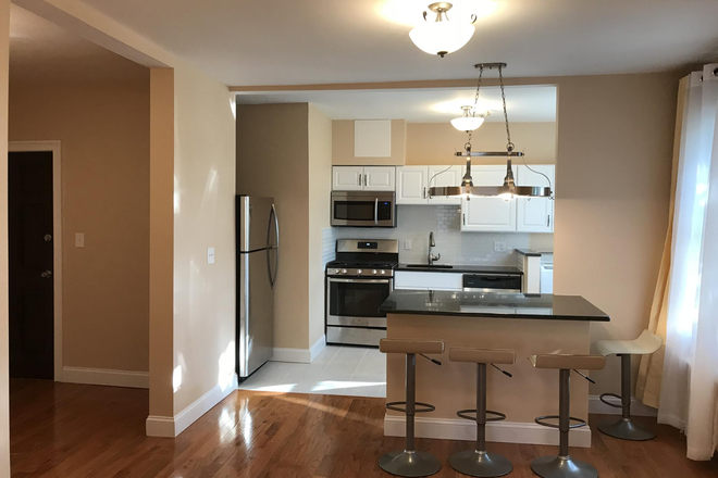 kitchen - Updated 10/8/25 Fully renovated 3 bed on Comm, with gorgeous kitchen and washer/dryer in unit! Condo