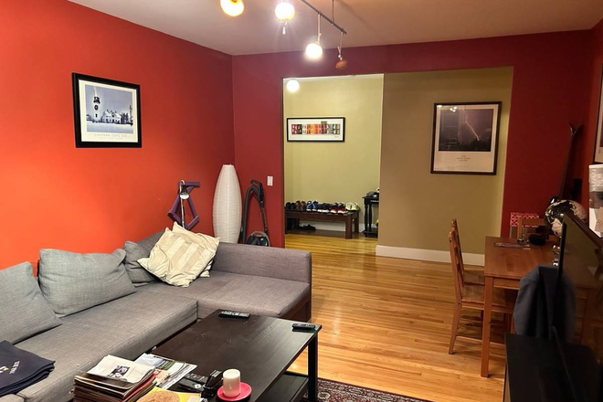 Living Room - Already Furnished - Bedroom available 9/1 in a 2BR/1BA in Cleveland Circle, Heat/HW incl, DW, Near T/shuttle Apartments