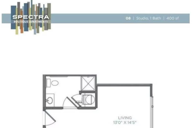 Studio, 400 squ ft - Spectra Plaza Apartments