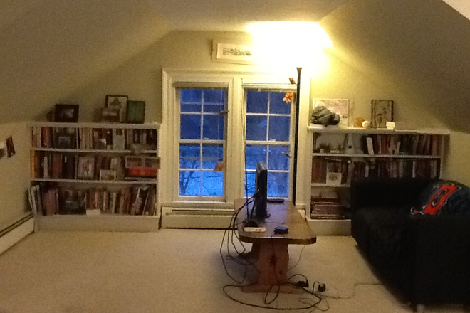 Living Room - Safe College Hill, Furnished 1 Bedroom with Separate Living and Office. Heat & Electric Included. Apartments