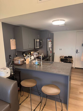 Kitchen - MIT Graduate Junction 1B1B Summer Sublease Apartments
