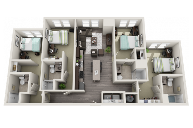 Floor plan - SkyVue Apartments