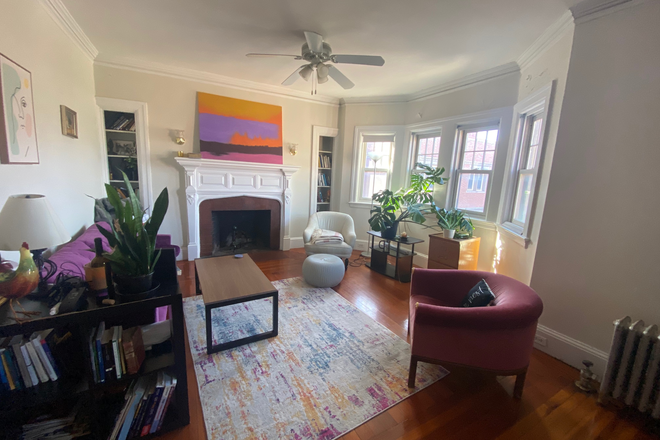 Living Room - Great Deal in Brookline Apartments