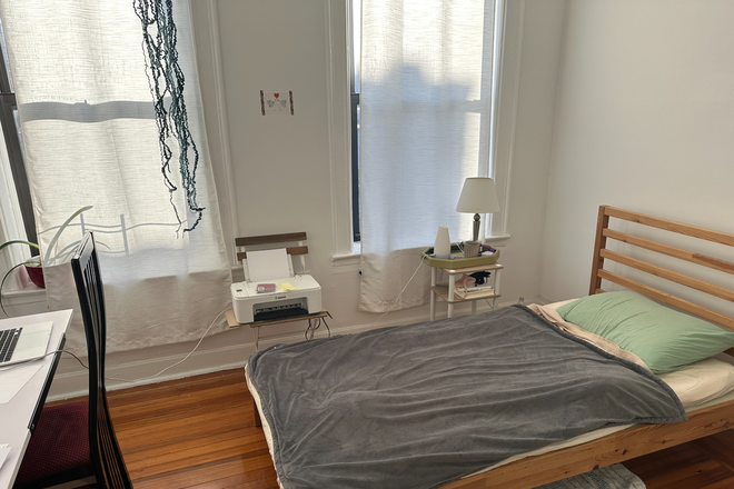 Large Bed Room with furniture - Bay Ridge Av Station 2BR in 2BR Apartment