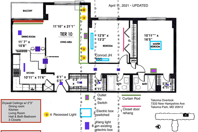 12th floor penthouse floor plan - Penthouse 1200 sq.ft. - UTILITIES -INDOOR PARKING--Washer/Dryer ALL INCLUDED, ample storage&sunlight