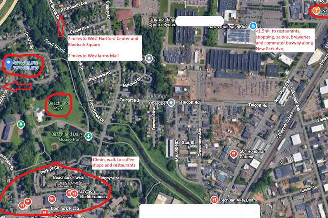 Neighborhood and Amenities - Apartment in West Hartford - Great Location!