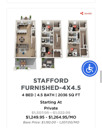 Floorplan - The Station Alafaya Apartments