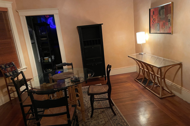 Dining Room - Furnished Cambridge top floor condo 1/2 block from Mass. Ave., walking distance to Davis Square