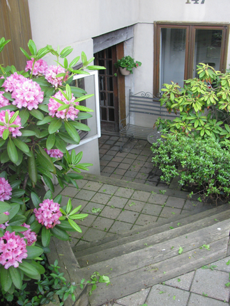 Entrance - Queen Street East & Woodbine House