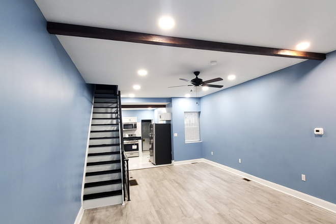 Living Room - Edgley Street Temple Housing Townhome