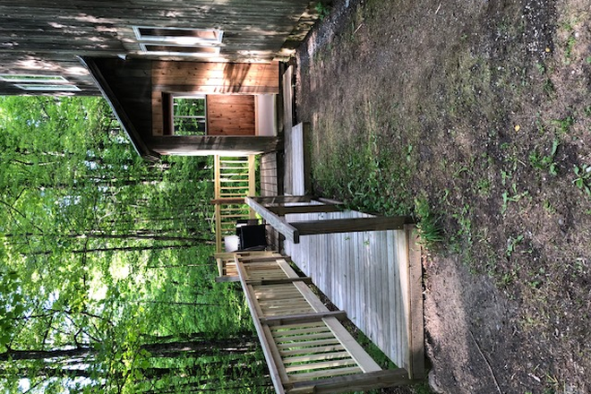 outside entry and deck - 21 Morrill Road Apartment