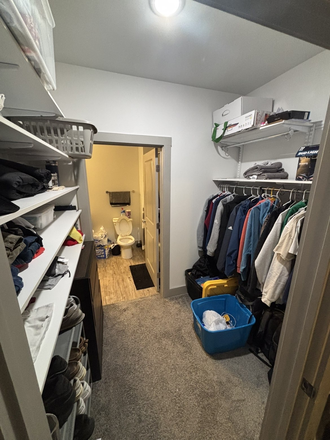 Private Closet - North 116 Flats spring lease relet for TWO PEOPLE, 1 bedroom, 2 beds, private closet and bathroom Apartments