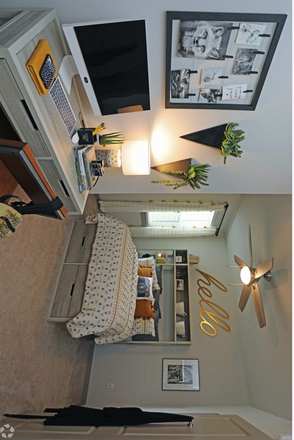 Bed and desk included. Large walk in closet. - The Finmore Apartments