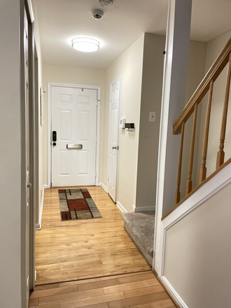 Looking at the front door - Furnished 3 Master Suite Minutes to Graduate Campus Townhome