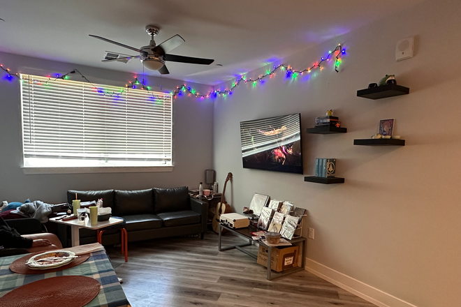Furnished Living Room - Private Room & Bath – 2x2 Style 5 at Park Place Flagstaff, Move-In July 22, 2025 Apartments