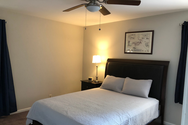 Fully furnished bedroom, new mattress - Private, Quiet Room with Bath near 85 & 285