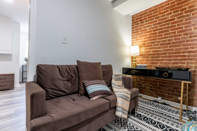 Living Room - (Optionally-Furnished) 1BR/1BA Apartment