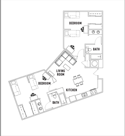 Plaza Verde I, two beds two baths. Female Only. - Plaza Verde I, 2 Bed 2 Bath. ONLY PAY FOR JULY