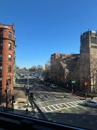 View 2 From Bedroom - Back Bay Spacious Brownstone Corner Room Across the River from Campus (2 Student Roommates) Apartments