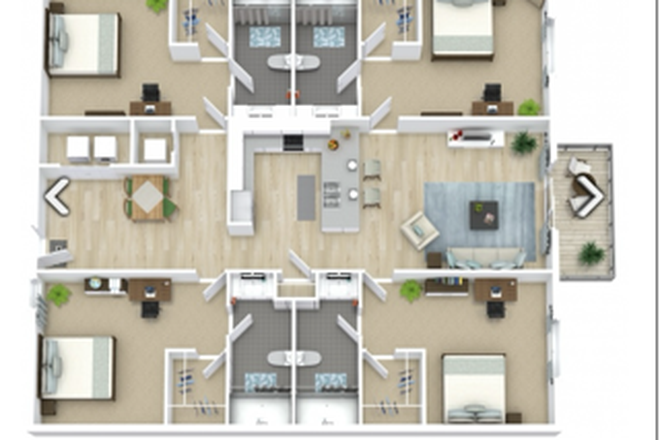 floor plan - The Arch Apartments