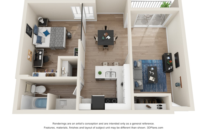 Floorplan of the apartment - Victory Apartments