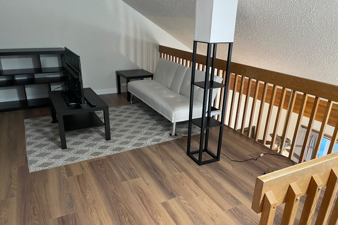 Furnished loft with skylights - Gold Run Place Townhome