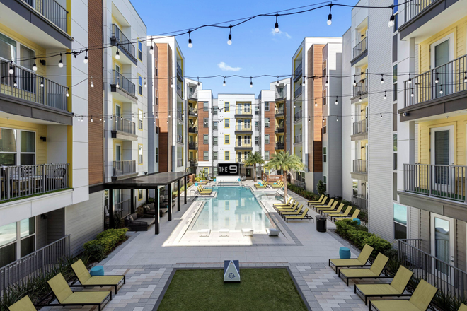 Pool View - The 9 UCF Apartments