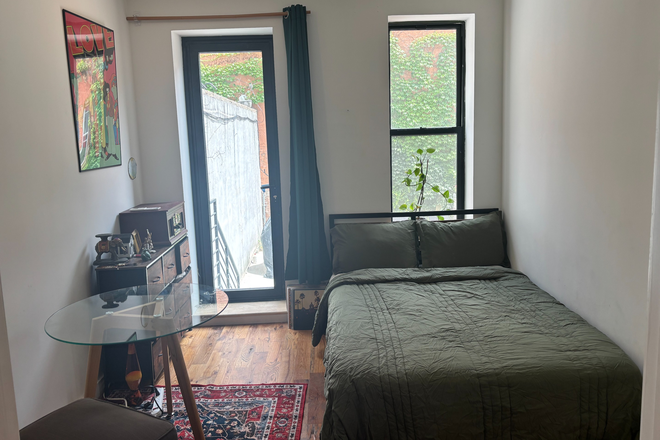 Bedroom - Spacious Room w/ Private Backyard in Bushwick