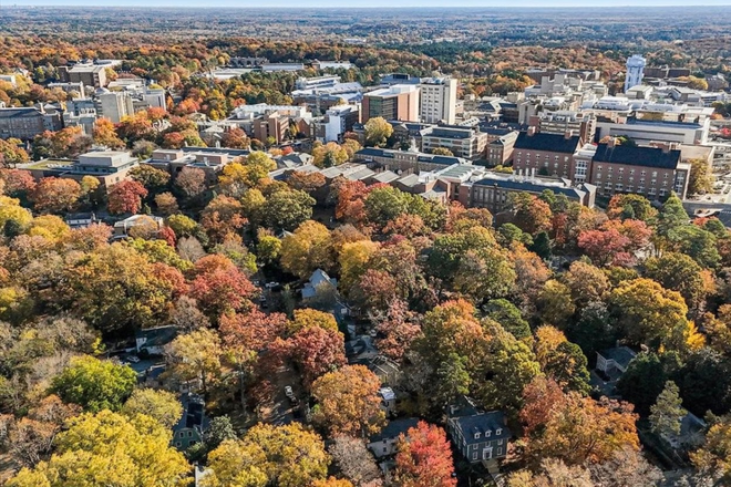 Location in Reference to UNC Campus - 405 Ransom Street Triplex