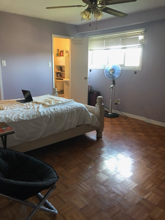 Bedroom - Furnished master bedroom with full private bath. Steps away from grocery and Miway to UTM!