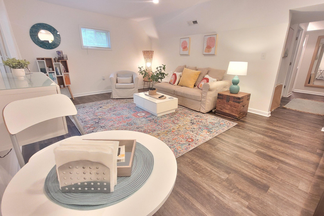 Living room - The Flat at Phillips - Your Serene Retreat! Apartments