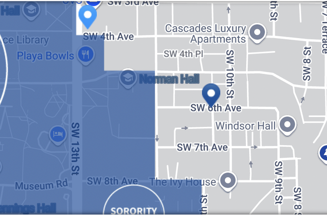 Location - House close to Campus