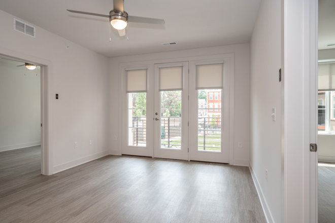 Living room space - The Eden Apartments