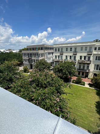 View from the deck - 3 bedroom 2.5 bath townhouse available in the heart of downtown, walking distance from MUSC campus