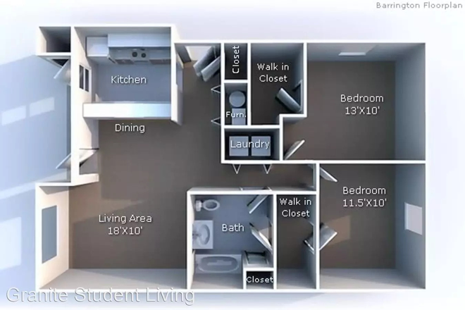 Floorplan - Barrington West Apartments