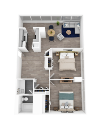 10th floor corner unit - 10th floor summer sublet in Reservoir Towers