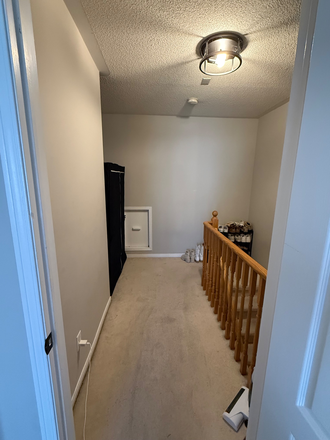Upstairs hall - Master bedroom close to campus Townhome