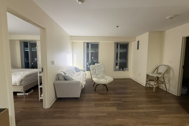 Living Room + Enterance - One Western Ave, HBS Sublet (Summer) Apartments